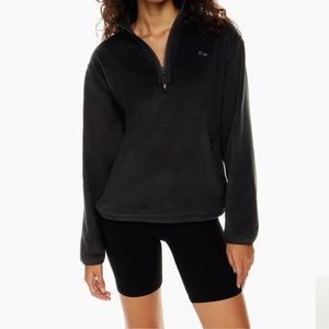 Black TNA quarter zip fleece